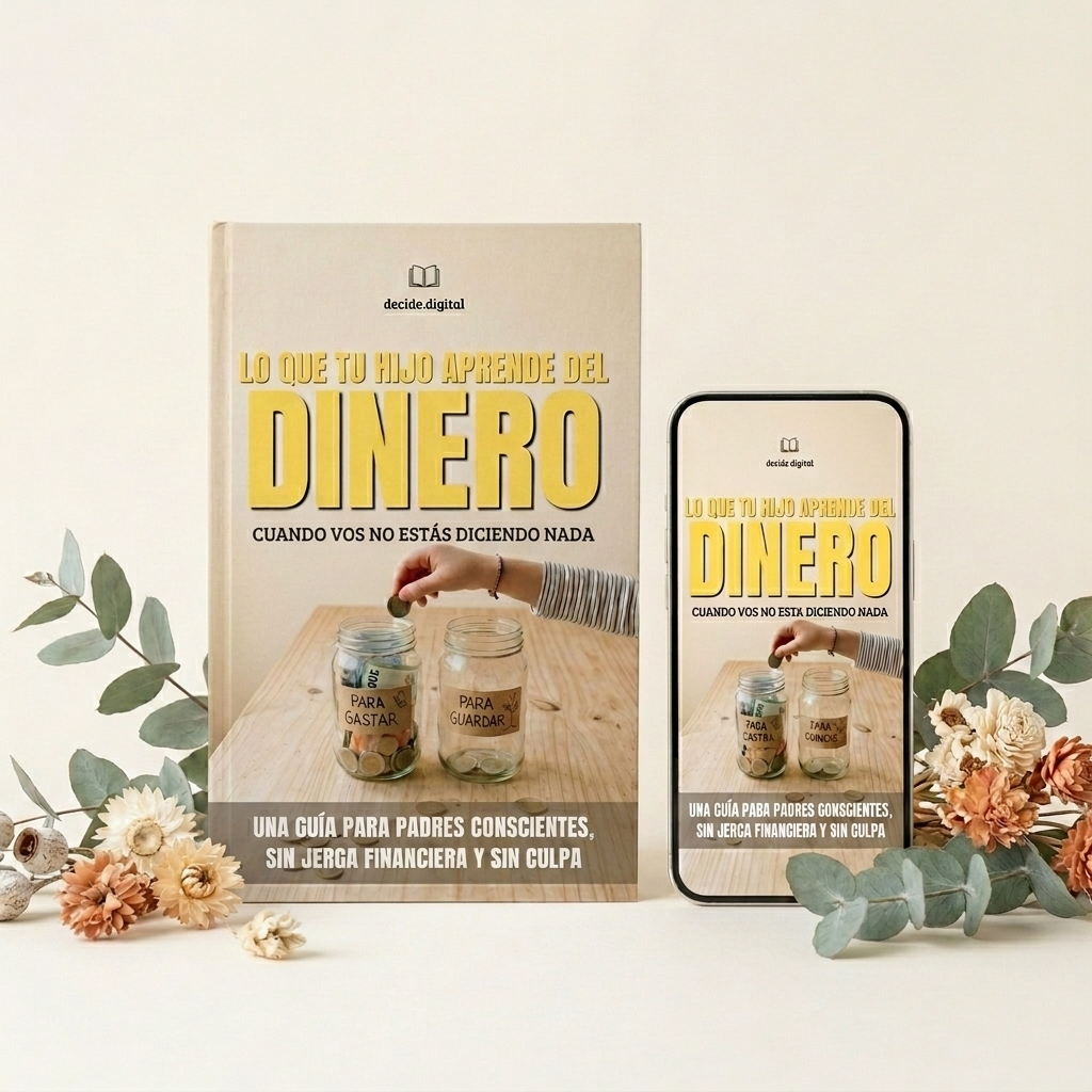 Lo que tu hijo aprende del dinero cuando vos no estás diciendo nada